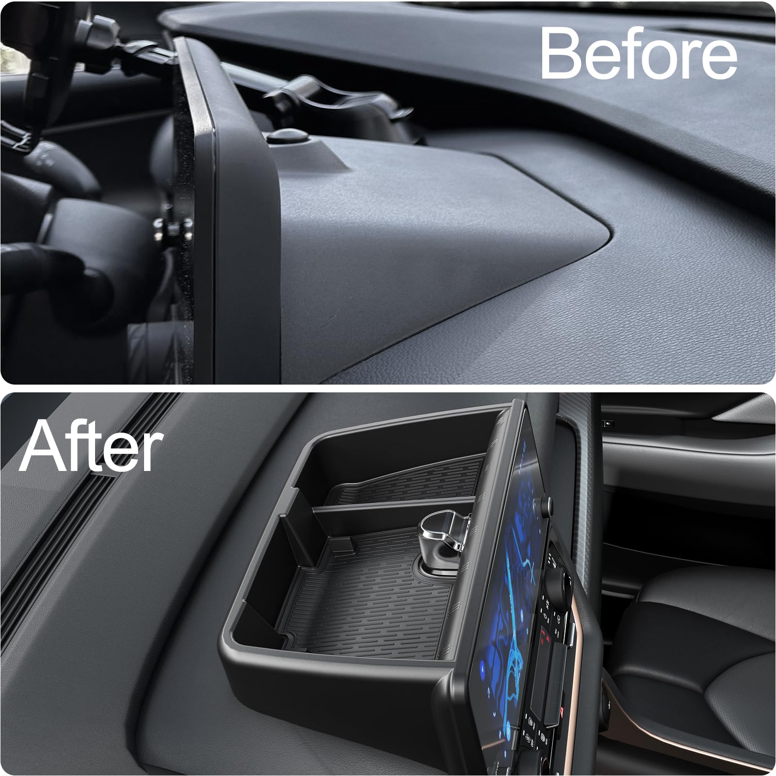 HOUCLEMIC phone holder integration—landscape mode for quick navigation.