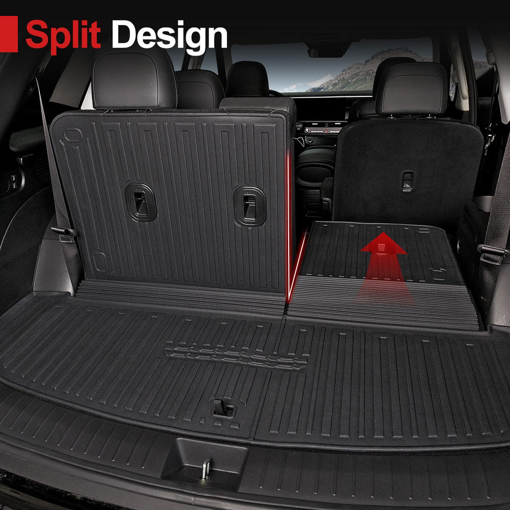 HOUCLEMIC Palisade lower trunk mat for organized cargo space.