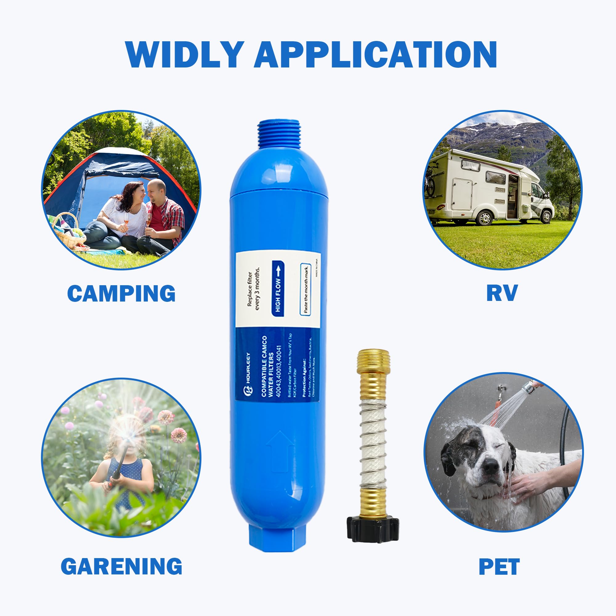 Hourleey 20-micron filtration removes fine sediment for crisper water.
