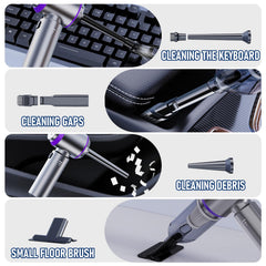 Houscly dual airflow provides vacuum and blower capabilities for versatile cleaning