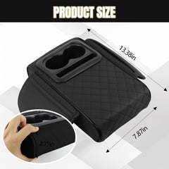 Hovom memory foam armrest pillow relieves elbow fatigue on long drives.