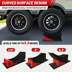 HOXWELL curved leveling block reduces wobble for stable leveling