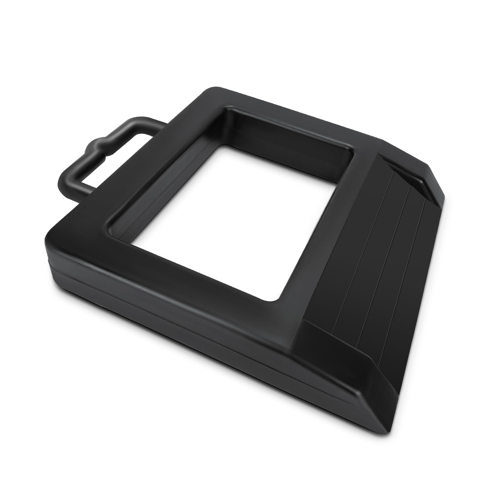HOXWELL rubber heavy-duty pallet jack chock secures wheels during loading and unloading