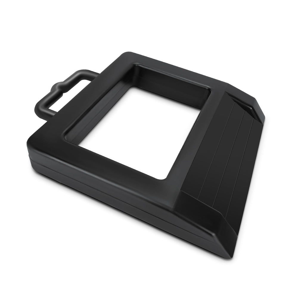 HOXWELL rubber heavy-duty pallet jack chock secures wheels during loading and unloading