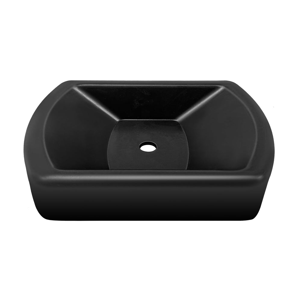 HOXWELL rubber wheel dock secures trailer tongue jack for 6-inch casters