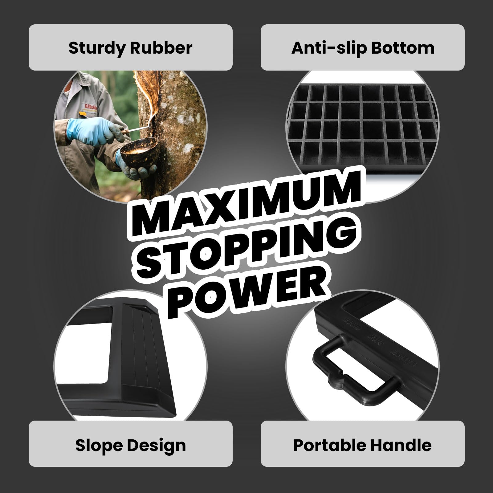 HOXWELL wheel stabilizer locks wheel position for stability