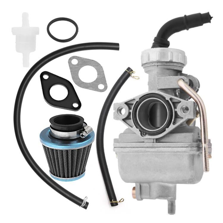 Hoypeyfiy ATV PZ20 carburetor with fuel filter for Taotao models, supports smoother throttle.