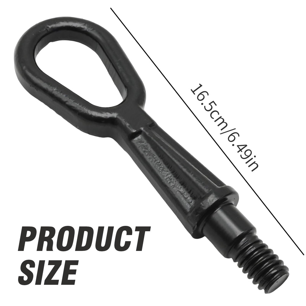 Hoypeyfiy towing eye hinge hook for BMW E65/E70 enabling quick attachment and secure towing.