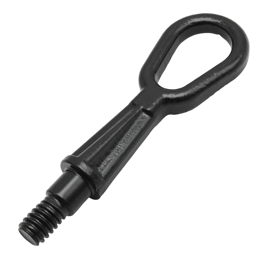 Hoypeyfiy towing eye hinge hook in use for safe towing in BMW models.