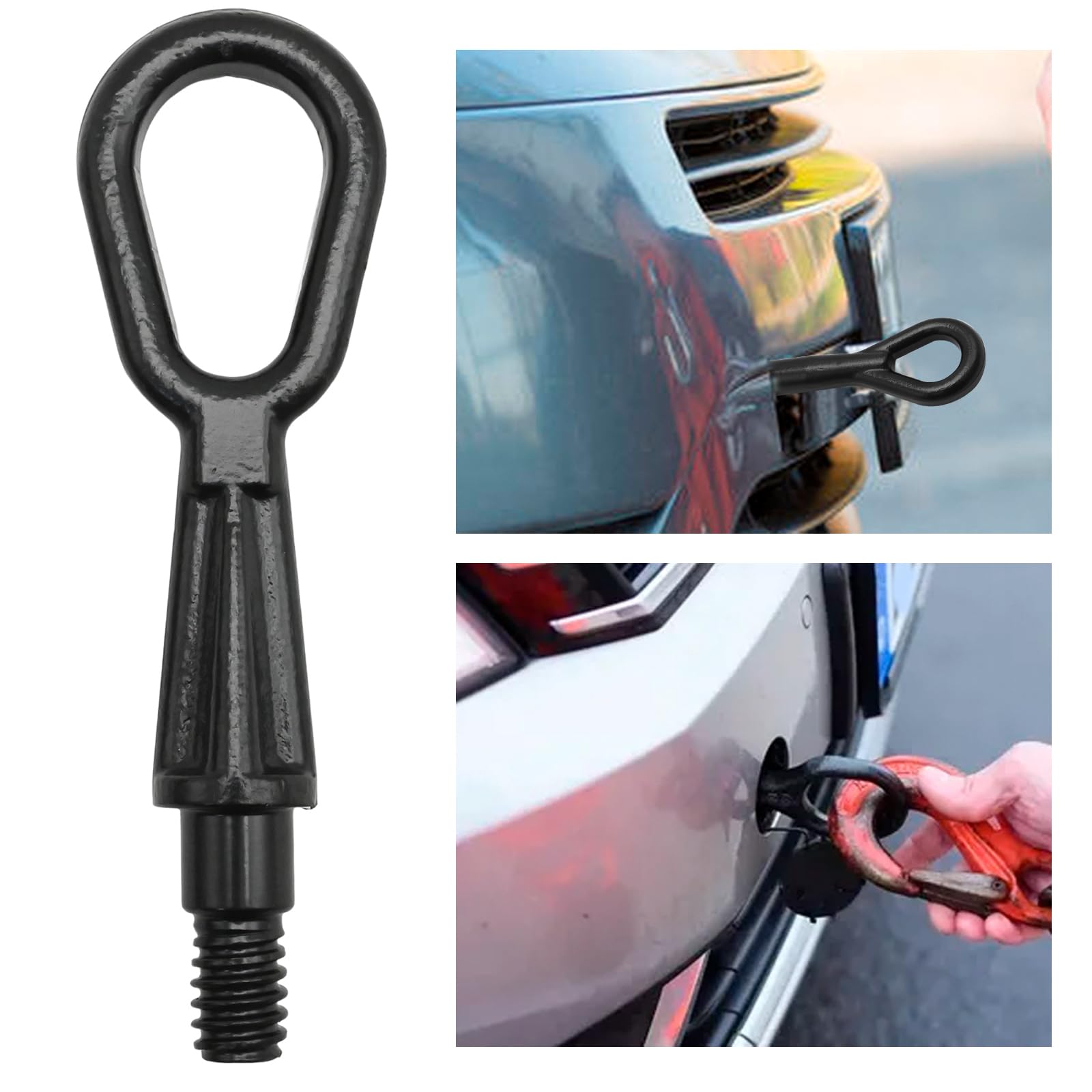 Hoypeyfiy towing eye hinge hook for BMW X5 provides durable towing performance.
