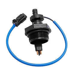 Hoypeyfiy water-in-fuel sensor closeup shows robust construction for Ram 2500 6.7L
