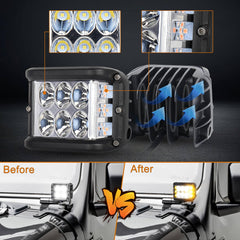 HOYUZA 6000K daytime running lights for clear daytime visibility.