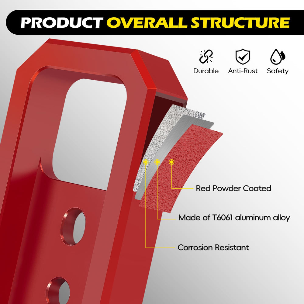 HOZHEM front tow hook for Land Cruiser 250 2024-2025 pairs with durable look.