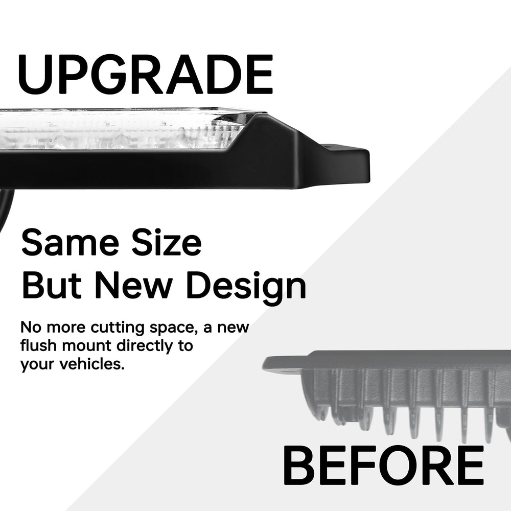HOZILIFE panel-mount LED pod light ideal for limited clearance installations.