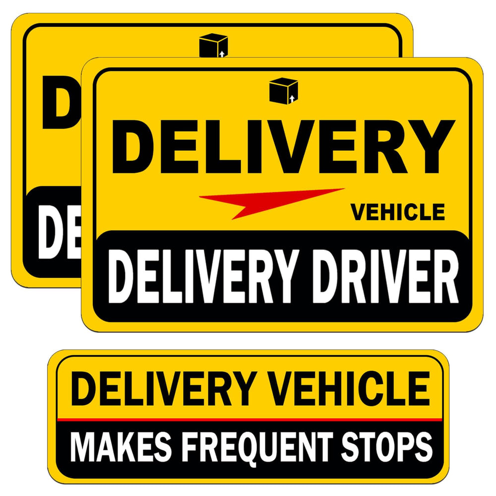 Hozodusi delivery magnet side view shows bright on-road visibility for drivers.