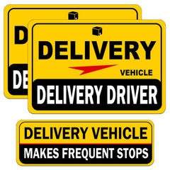 Hozodusi delivery magnet side view shows bright on-road visibility for drivers.
