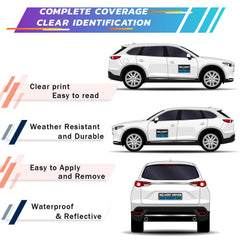 Hozodusi delivery side magnet left enhances side visibility to oncoming traffic