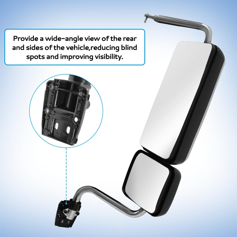 Includes right passenger side mirror for a complete replacement
