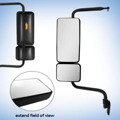HPDMAUTO heated mirror defrost showing frosty glass clearing visibility.