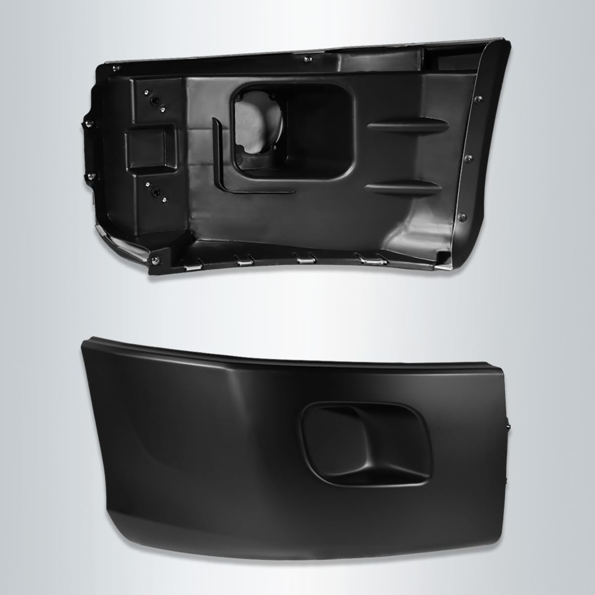 Hpdmauto Peterbilt 579 left bumper corner no fog light hole design