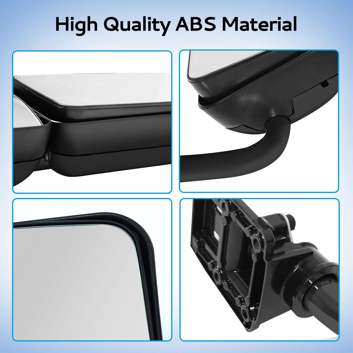 Hpdmauto wide-angle door mirror for Hino, improves rear visibility on 2011+ models.