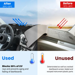 HPEVA dash cover for GMC Jimmy 1998-2001 shields dashboard from dust and UV exposure
