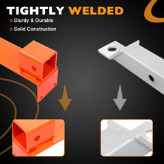 HQPASFY 2in slide in hitch kit detail for quick install