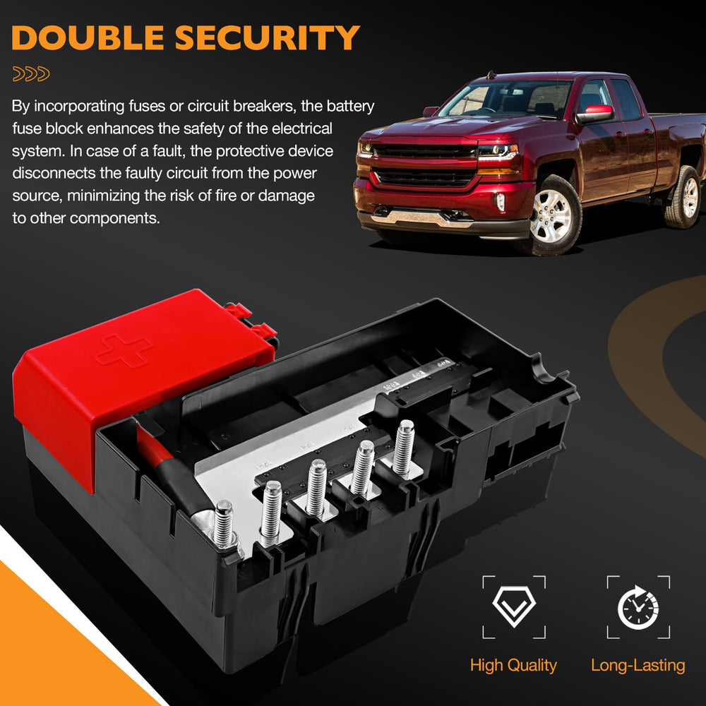 HQPASFY compatibility label confirms fit for Chevy, GMC, Cadillac.