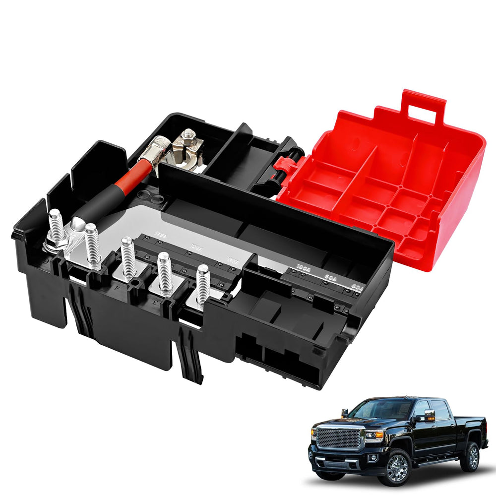 HQPASFY battery distribution fuse block cover shields wiring from dust and moisture.