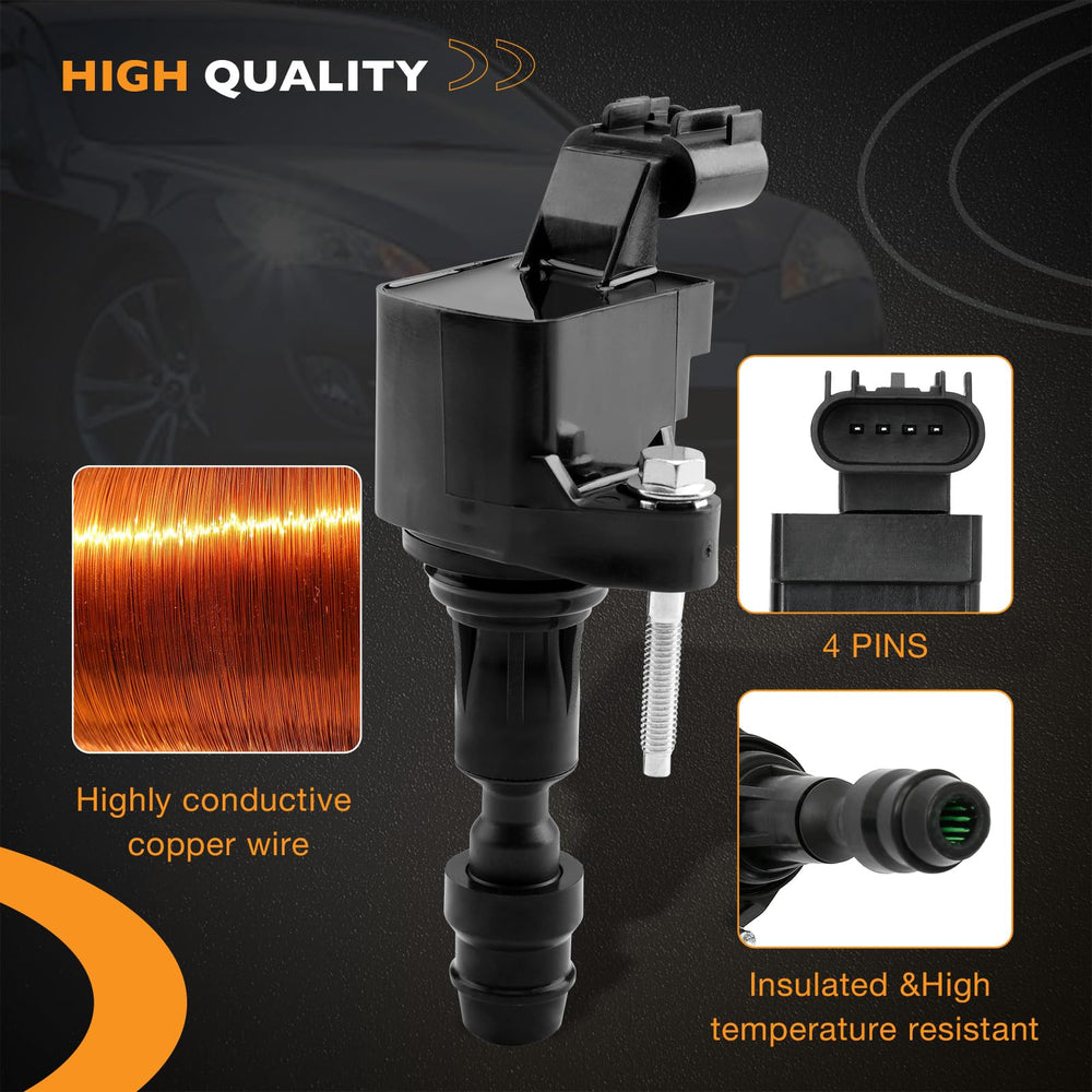 HQPASFY compatibility labels show fitment across 2.4L and 2.0L GM engines.
