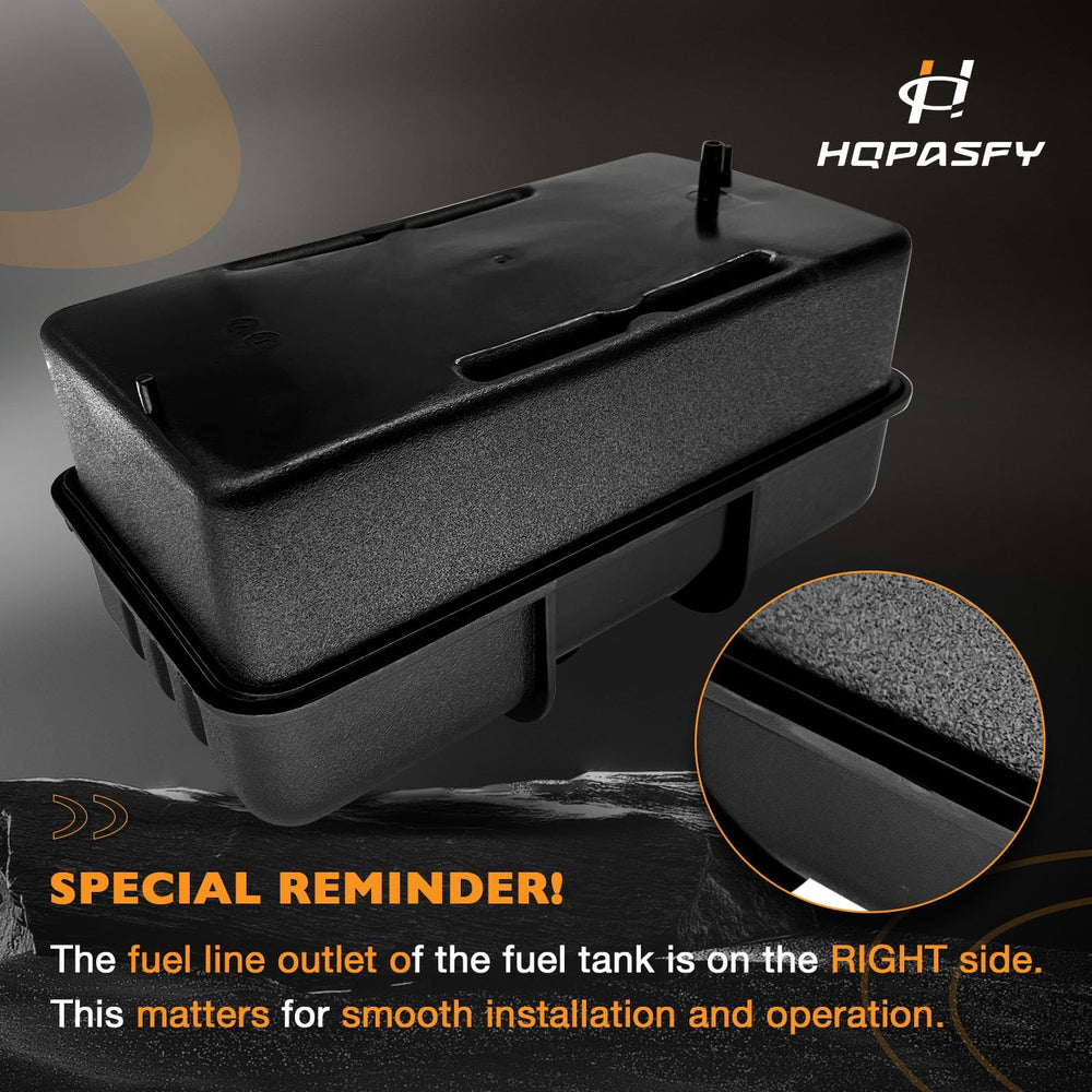 HQPASFY corrosion-resistant plastic tank withstands outdoor use and vibration.