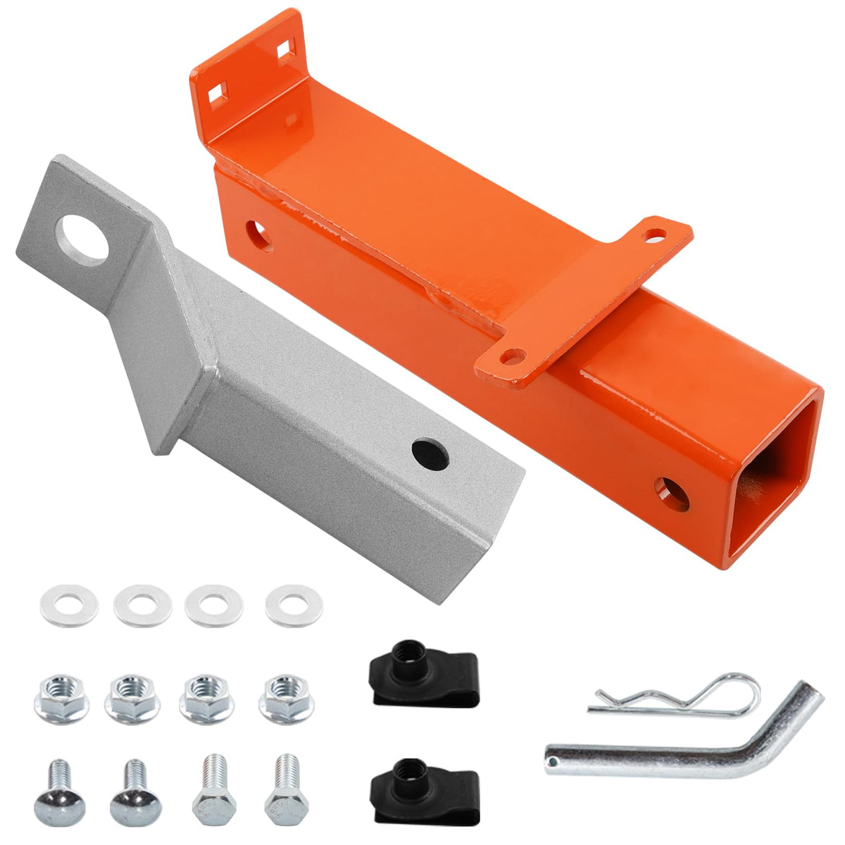 HQPASFY heavy-duty 2in rear hitch 093-1129-00 provides sturdy towing compatibility.