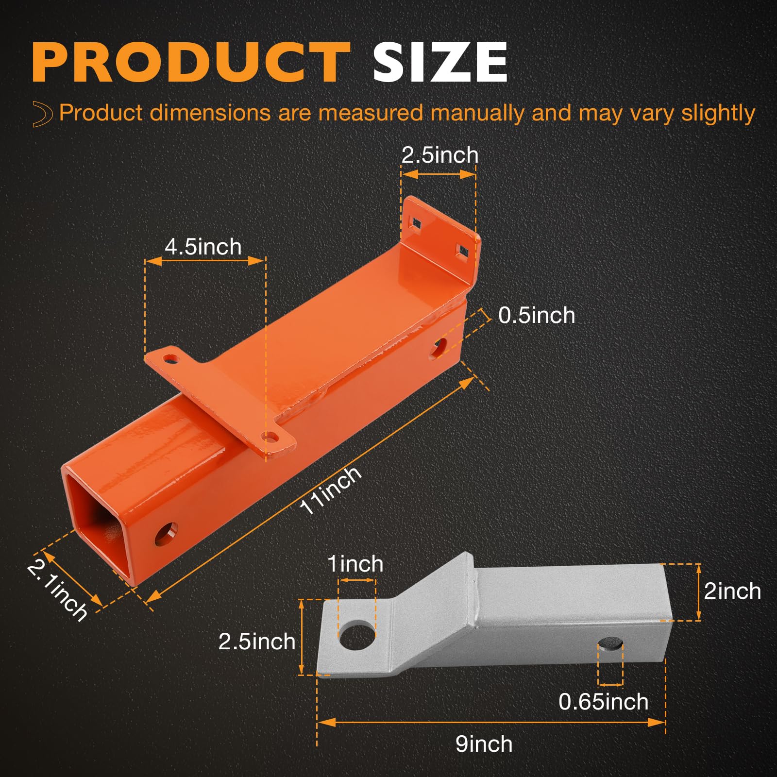 HQPASFY hitch installation with hardware included for quick setup.