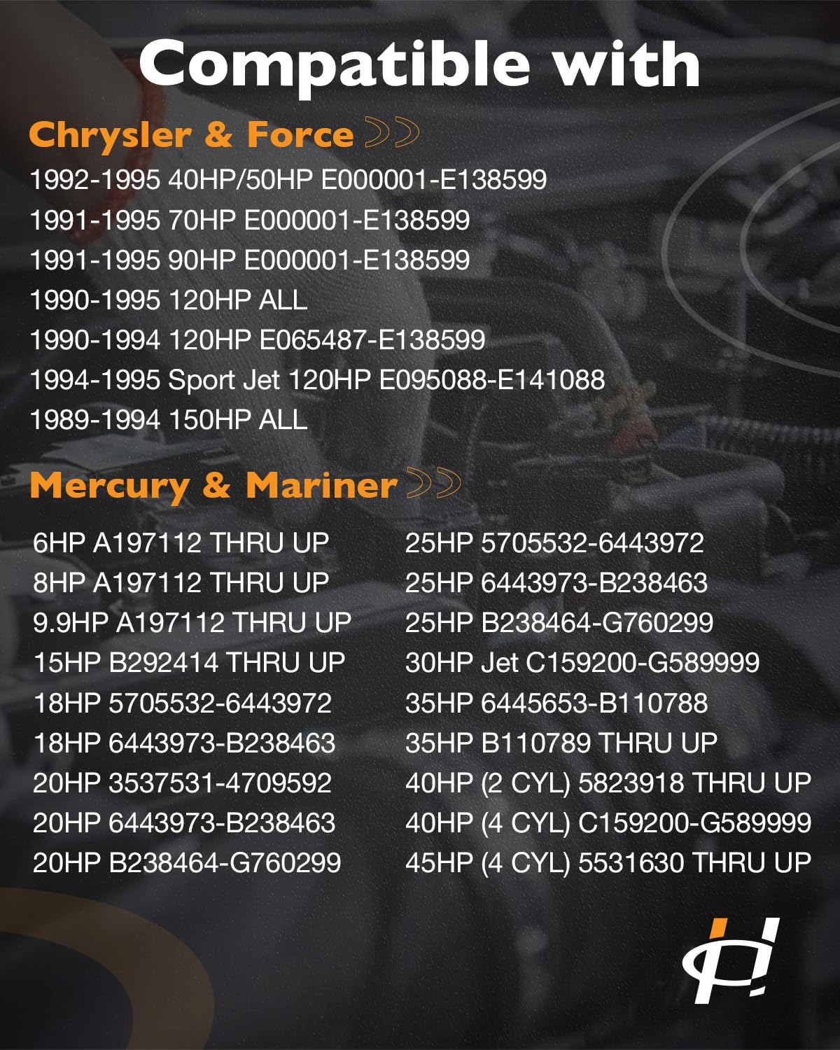 HQPASFY ignition coil pack for Mercury/Mariner 40hp, ready for reliable starts.