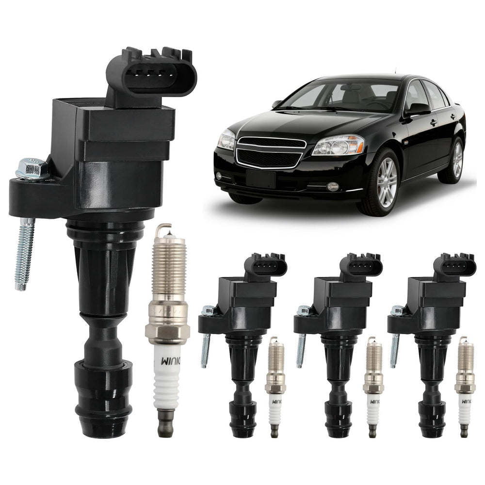 HQPASFY ignition coil pack set; demonstrates ignition consistency and smoother starts.