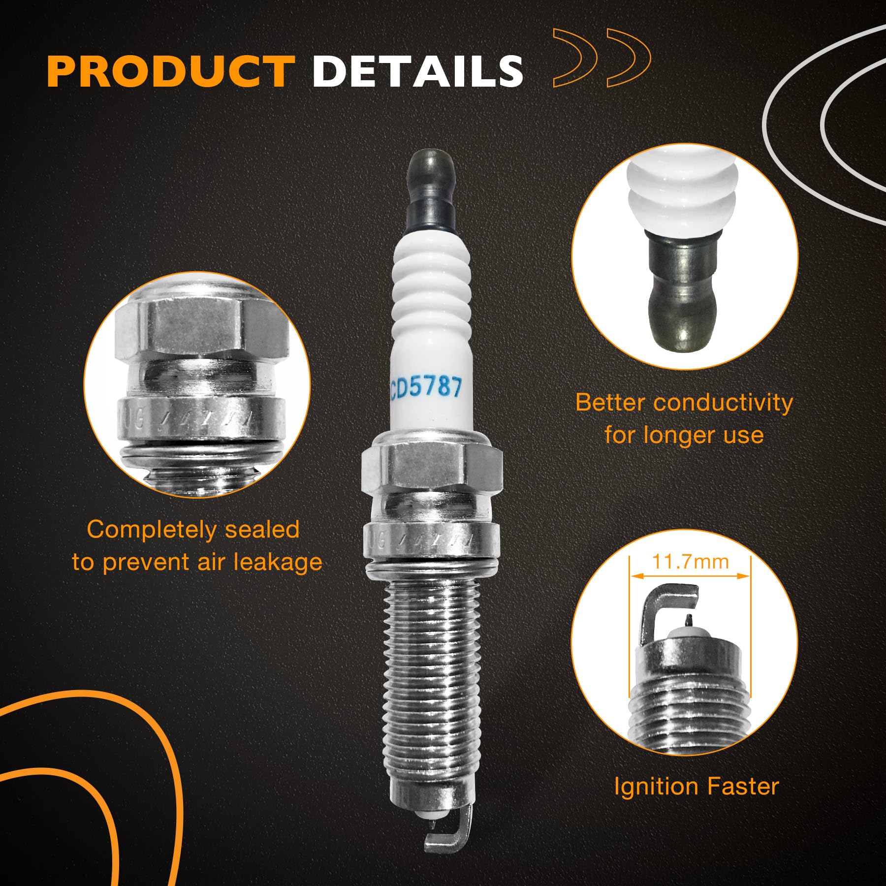 HQPASFY ignition coils ensure consistent performance