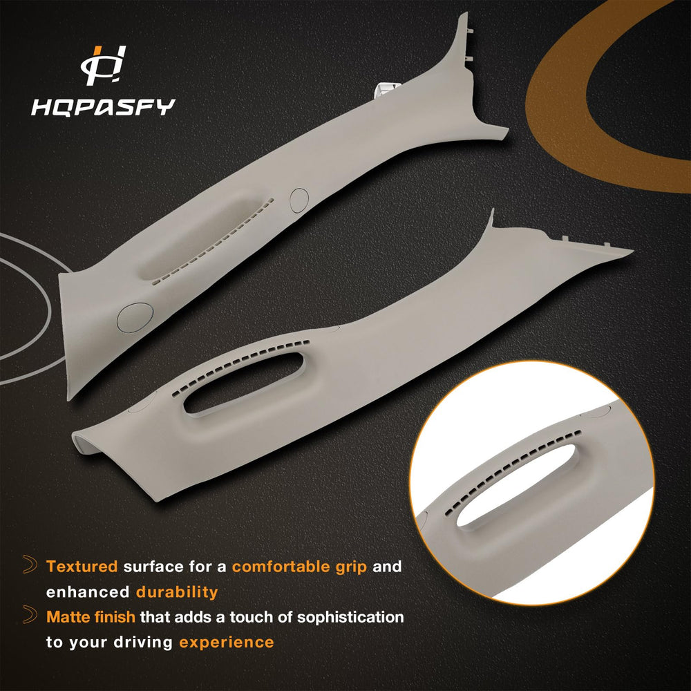 HQPASFY installation-ready beige pillar grab handle for Ram interiors.