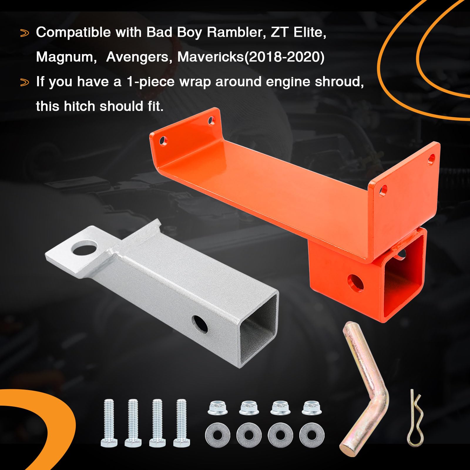 HQPASFY weather resistant hitch materials in rugged outdoor setting