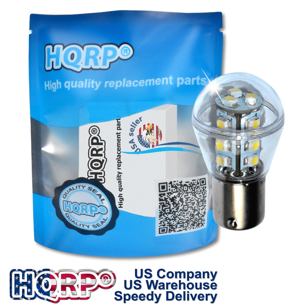 HQRP BA15S LED bulbs for tractor front lights with solid brightness