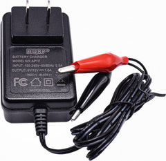 HQRP battery charger front view shows compact, plug-in ease for quick setup.