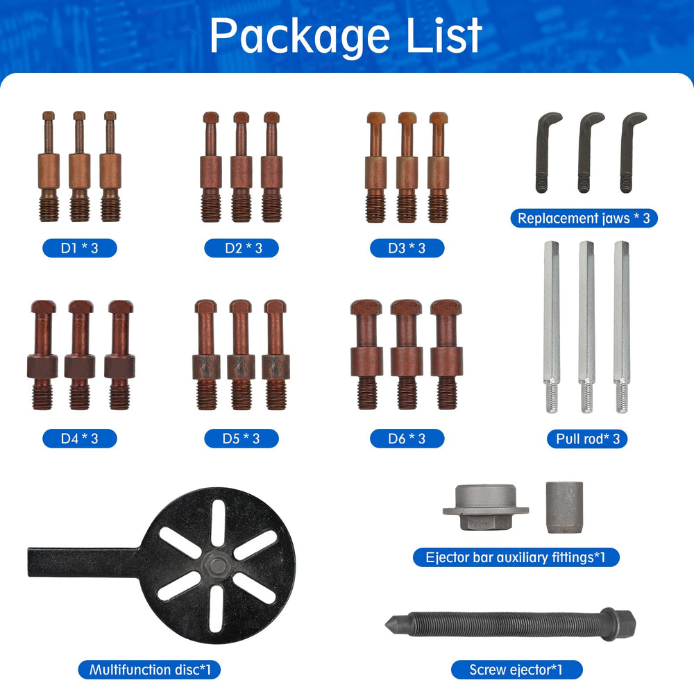 HQSSWUCH heavy-duty storage case keeps tools organized.