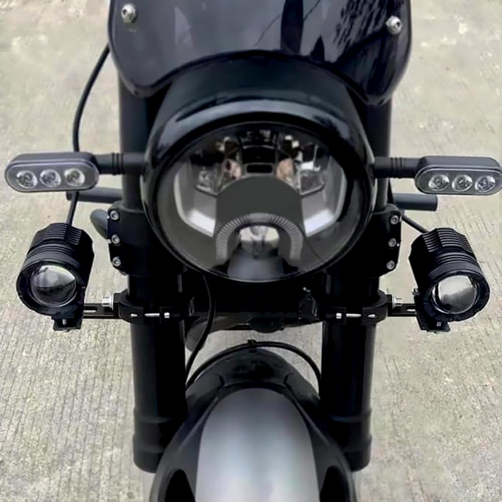 HQTS CNC aluminum light-bar mount bracket with corrosion-resistant finish.