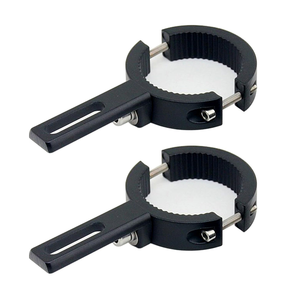 HQTS motorcycle spotlight mount bracket side view emphasizes secure support for rugged rides.