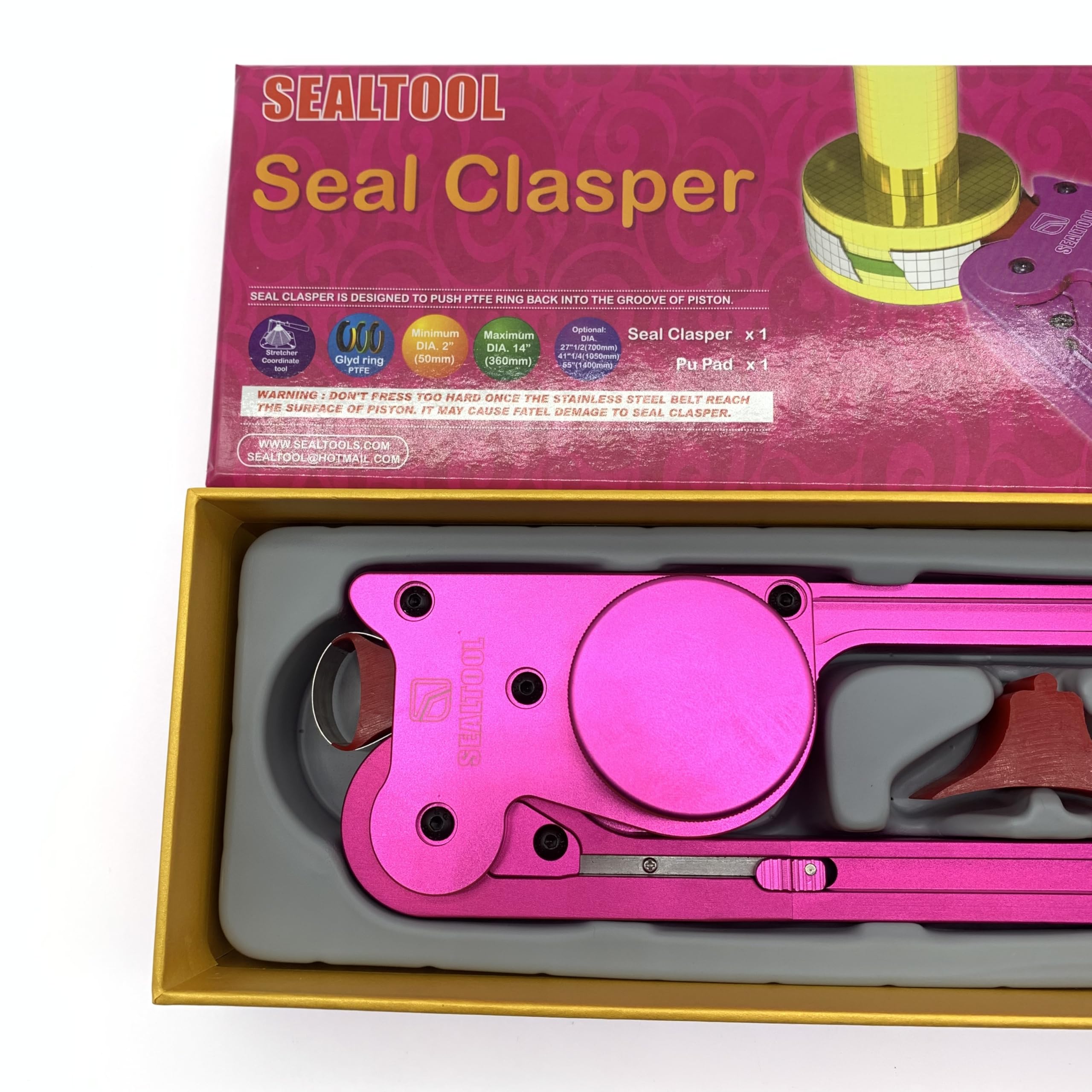 HQUNING SEAL CLASPER 5.0 portable kit demonstrates versatile automotive and industrial use