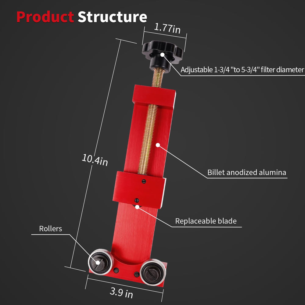 HRepair Oil Filter Cutter with ergonomic handle for comfortable use.