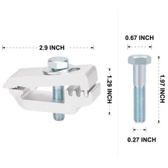 Hromee Edge Lo Pro replacement clamps shown as a durable, corrosion-resistant option.