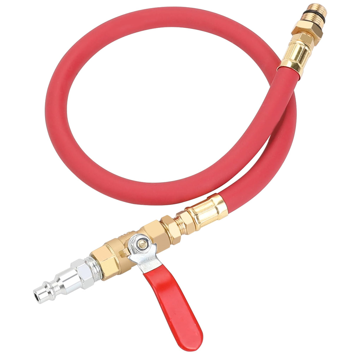 Hromee engine air valve holder on spark plug area enables seal checks without full disassembly.