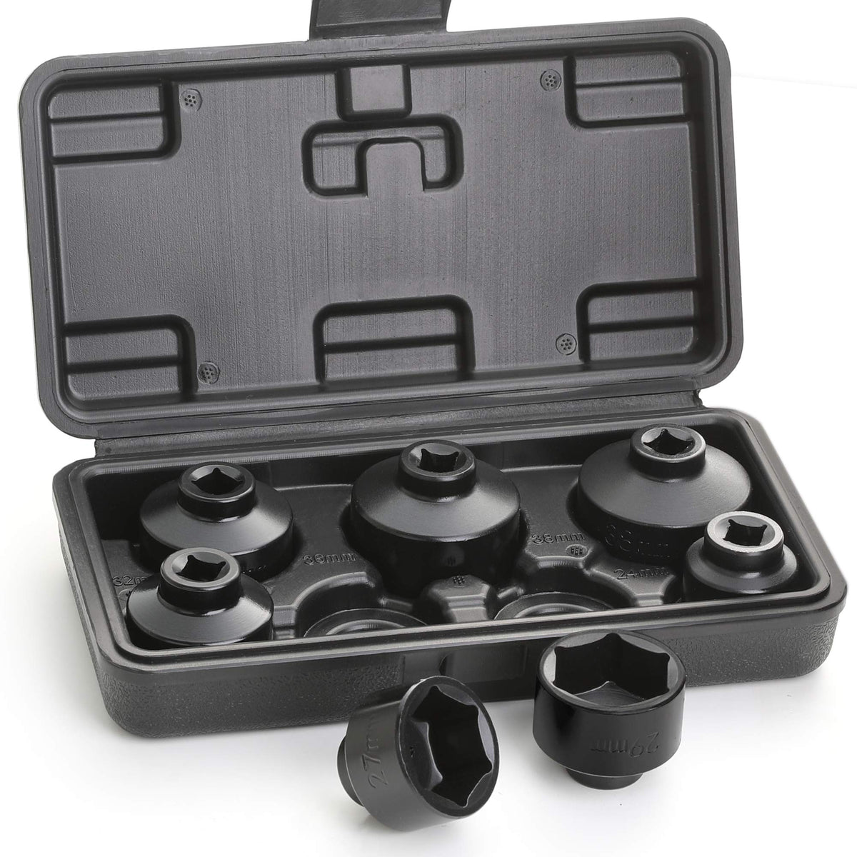 Hromee fuel filter cap tool 24mm socket for tight engine spaces