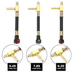 Hromee adapter 6.30mm for SAE 1/4 fuel lines enabling broad compatibility