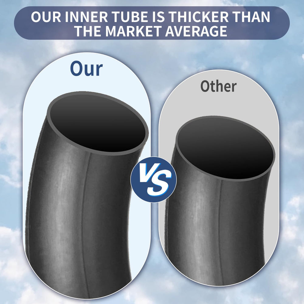Hromra durable 14-inch replacement inner-tube suitable for dirt bikes.